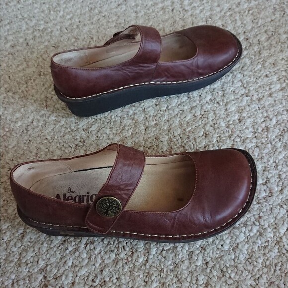 Alegria by PG Lite brown Paloma Platform Mary Jane size 38 - Picture 4 of 12